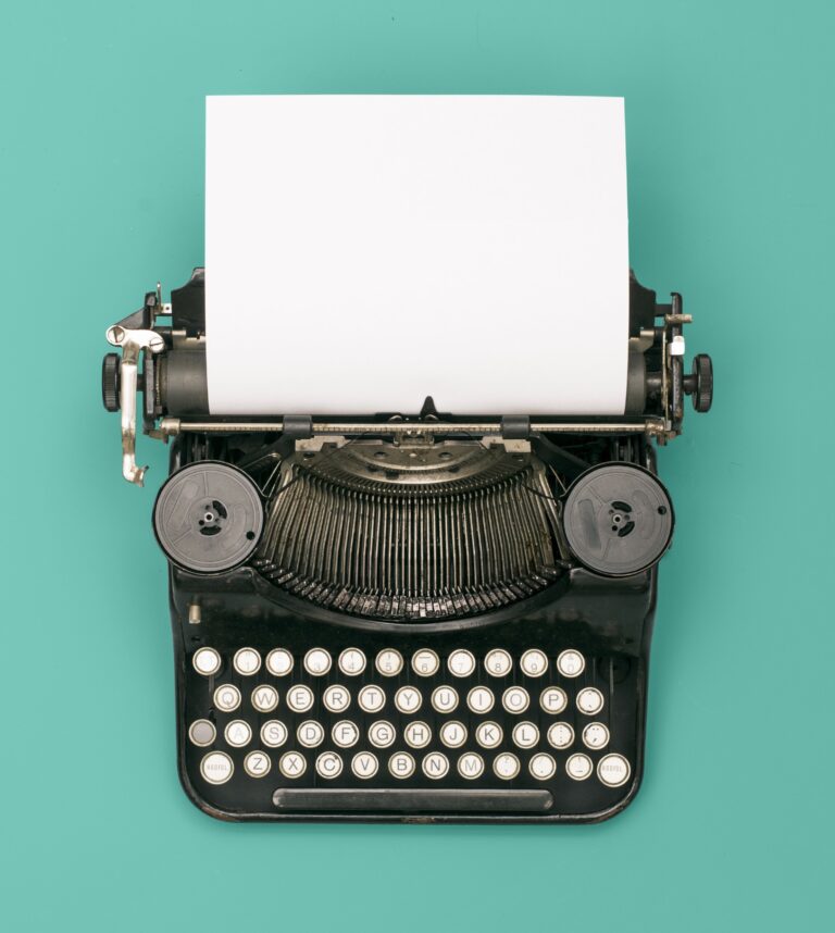 Schreibmaschine als Symbolbild für den Blog Bereich von niptuckinsights