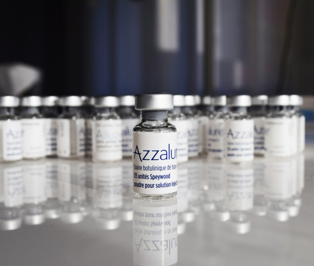 Darstellung von Galderma Azzalure Botox Ampullen