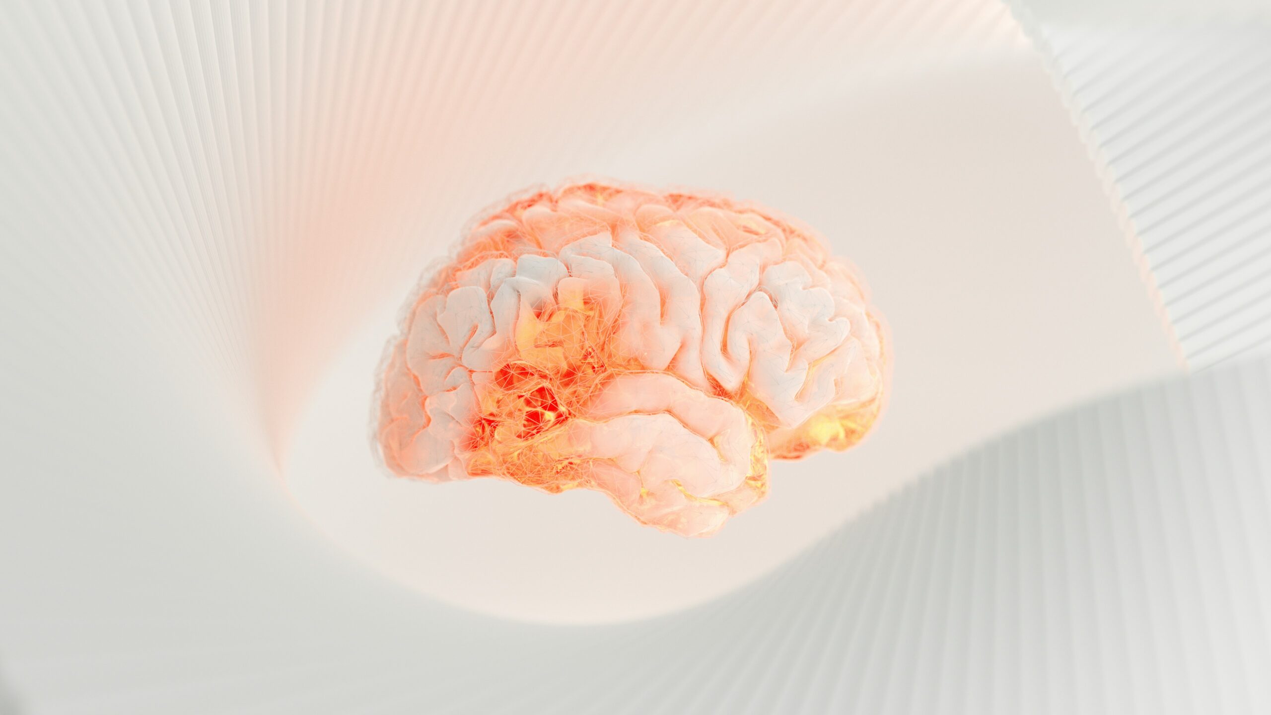 Gehirn als Symbol für künstliche Intelligenz in der Schönheitschirurgie